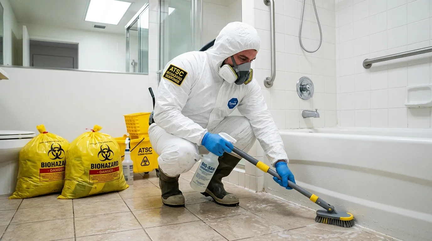 Decontamination equipment deployed for Blood Cleanup in Granville